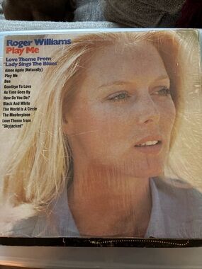 Roger Williams "Play Me" Vinyl LP - Blonde Portrait Cover